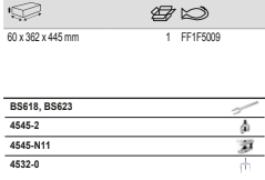 BAHCO FF1F5009 Fit&Go 2/3 Foam Inlay Puller/Joint Fork Set 5 Pcs - Premium Puller/Joint Fork Set from BAHCO - Shop now at Yew Aik.