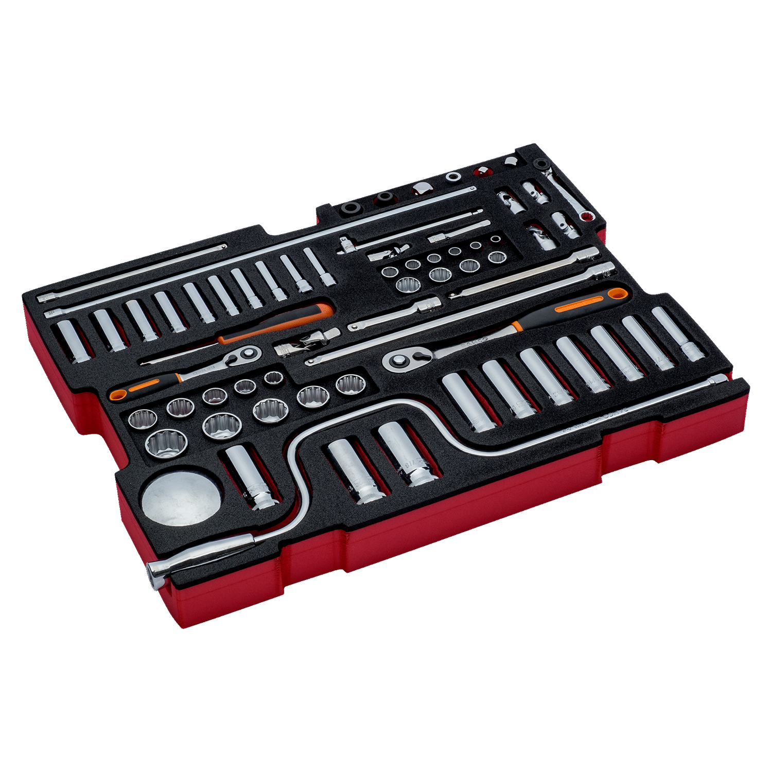 BAHCO FF2A07 Foam Inlay Socket Set for Heavy Duty Rigid Case - Premium Socket Set from BAHCO - Shop now at Yew Aik.