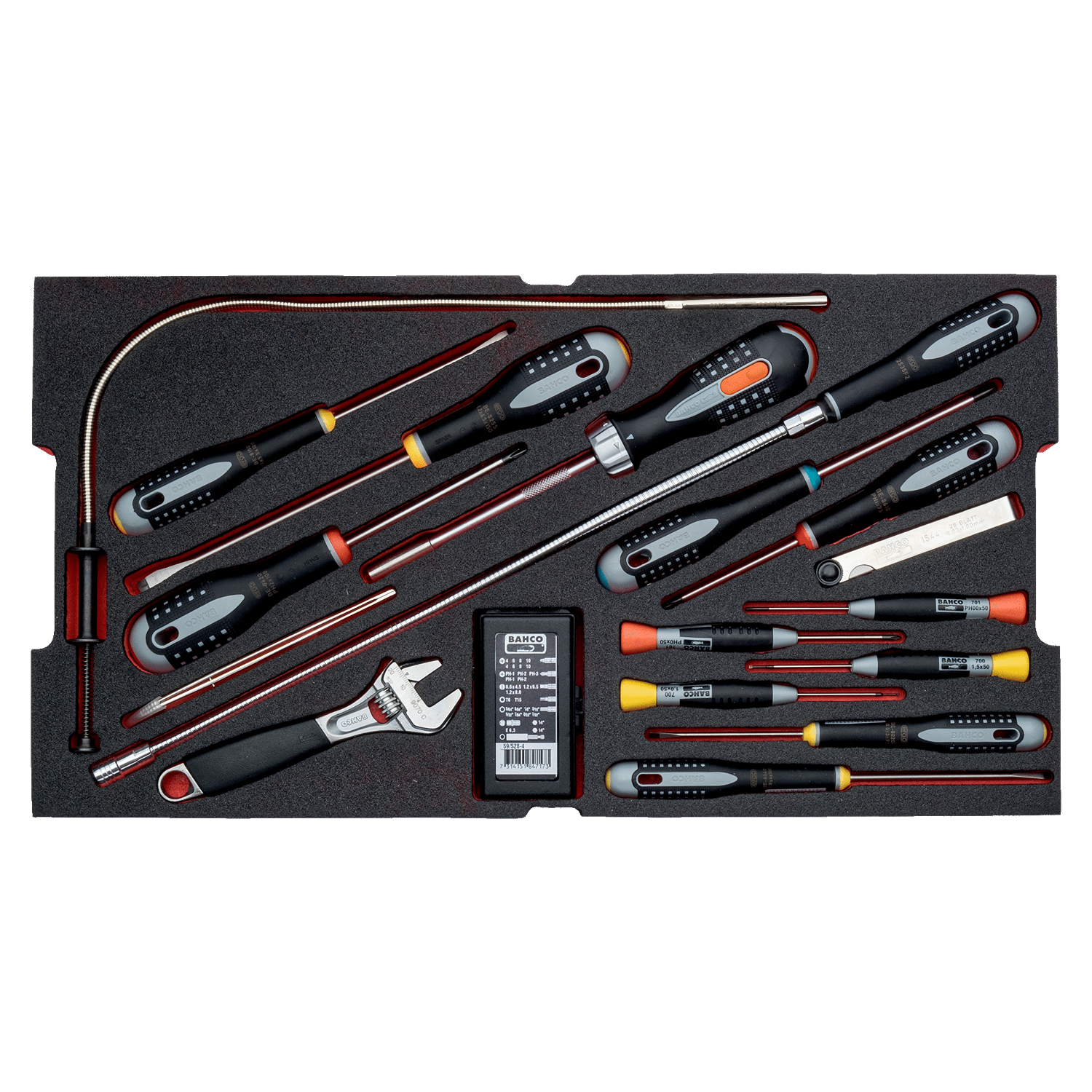 BAHCO FF2B04 Foam Inlay Socket Set for Heavy Duty Rigid Case - Premium SOCKET SET from BAHCO - Shop now at Yew Aik.