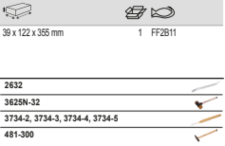BAHCO FF2B11 Foam Inlay Striking Tool set for Rigid Case 7 Pcs - Premium Striking Tool Set from BAHCO - Shop now at Yew Aik.