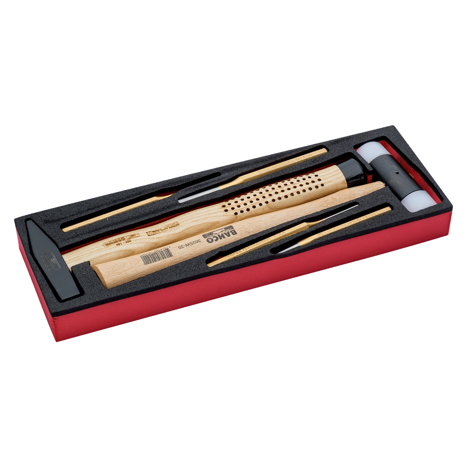 BAHCO FF2B16 Foam Inlay Striking Set for Heavy Duty Rigid Case - Premium Striking Set from BAHCO - Shop now at Yew Aik.