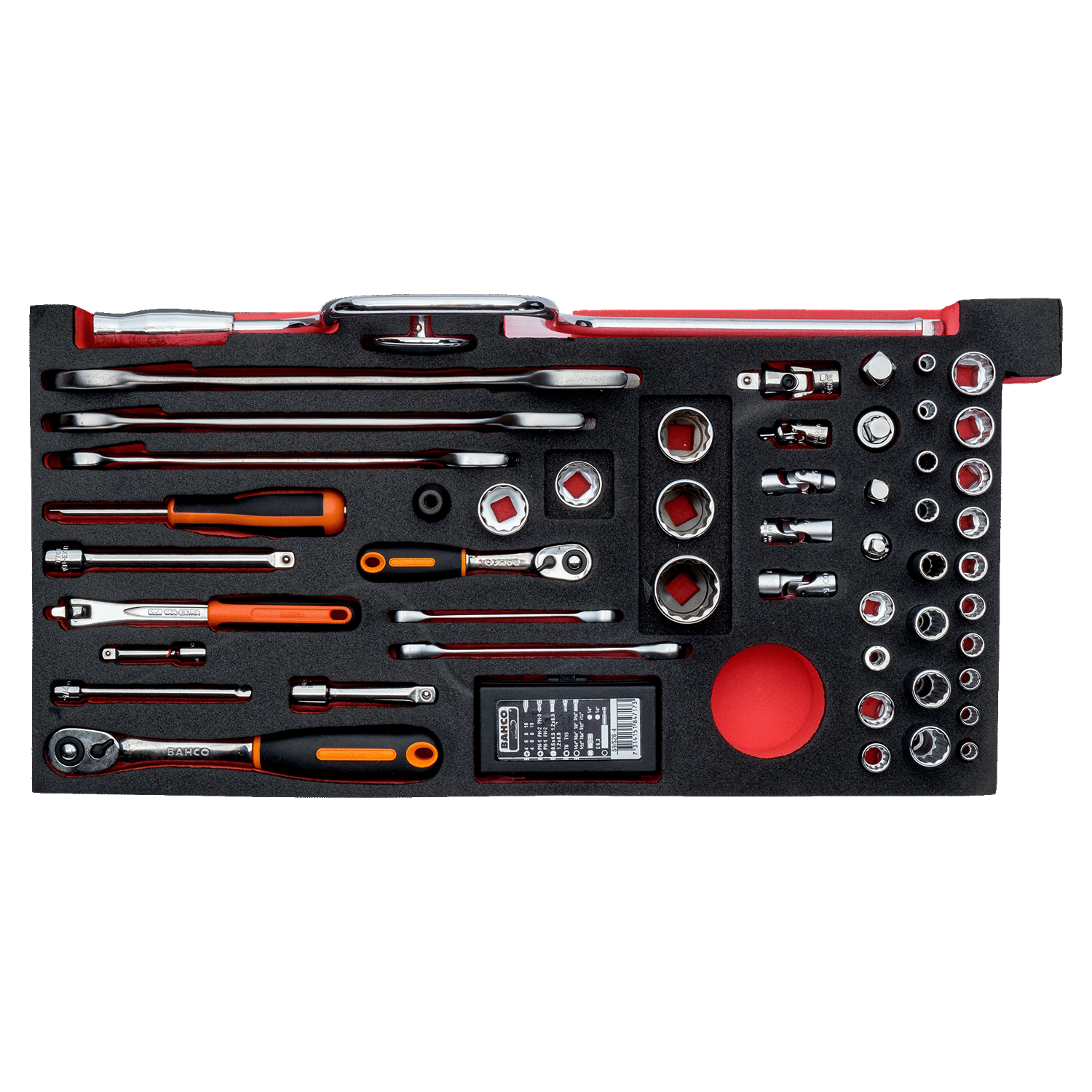 BAHCO FF3A01 Foam Inlay Assorted Imperial Tool Set - Premium Assorted Imperial Tool Set from BAHCO - Shop now at Yew Aik.