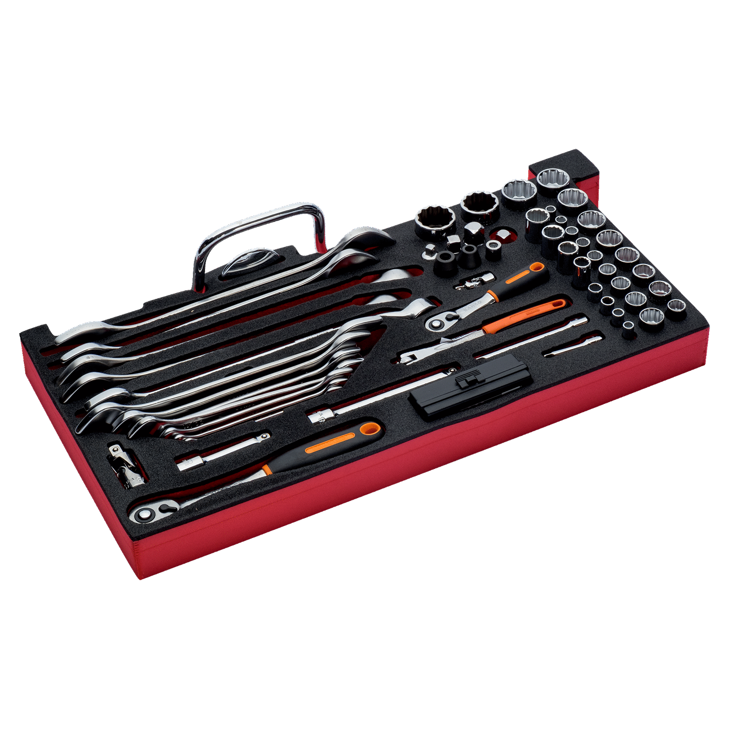 BAHCO FF3A14 Foam Inlay Assorted Imperial Tool Set 77 pcs - Premium Assorted Imperial Tool Set from BAHCO - Shop now at Yew Aik.