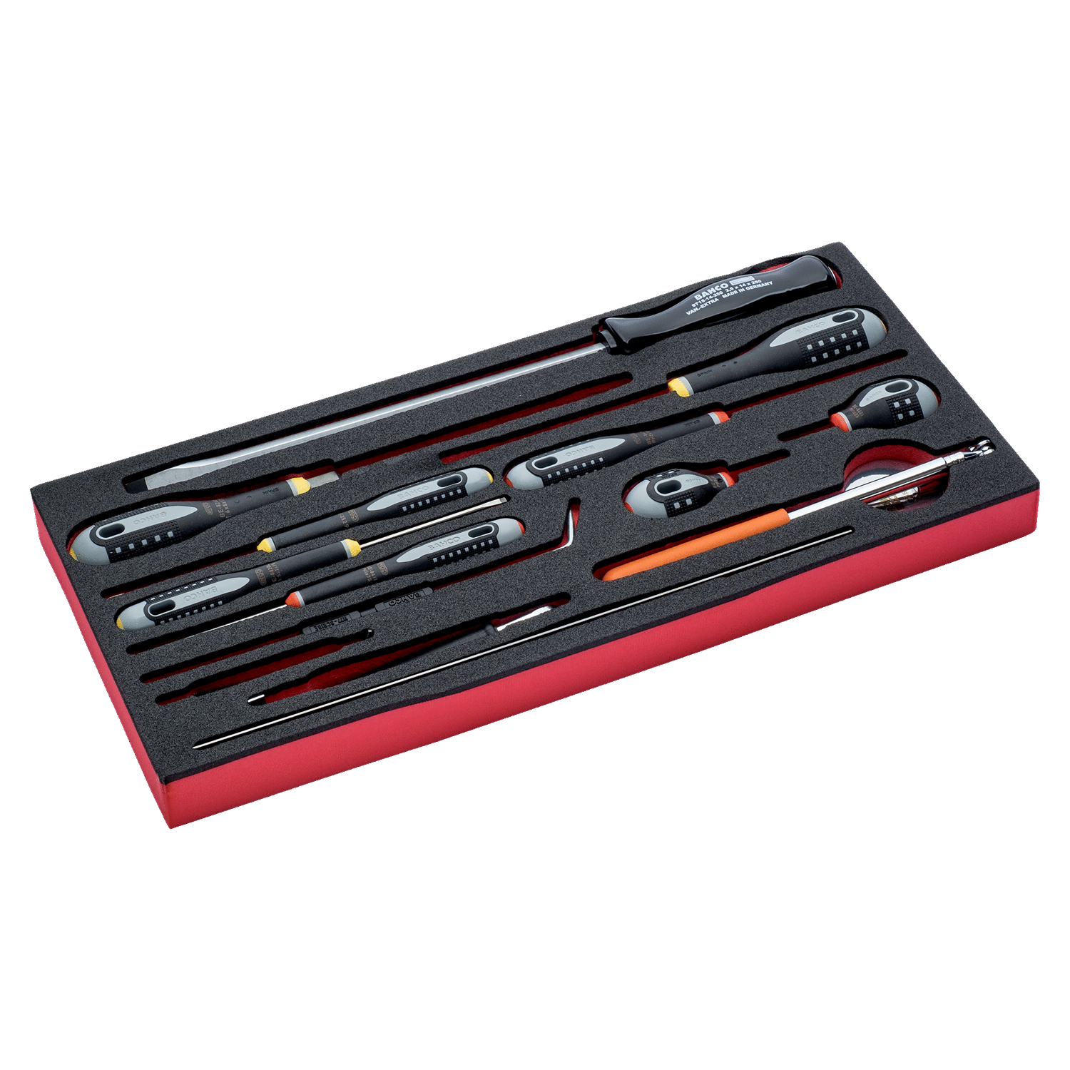 BAHCO FF3A15 Foam Inlay Assorted Imperial Tool Set 14 pcs - Premium Assorted Imperial Tool Set from BAHCO - Shop now at Yew Aik.