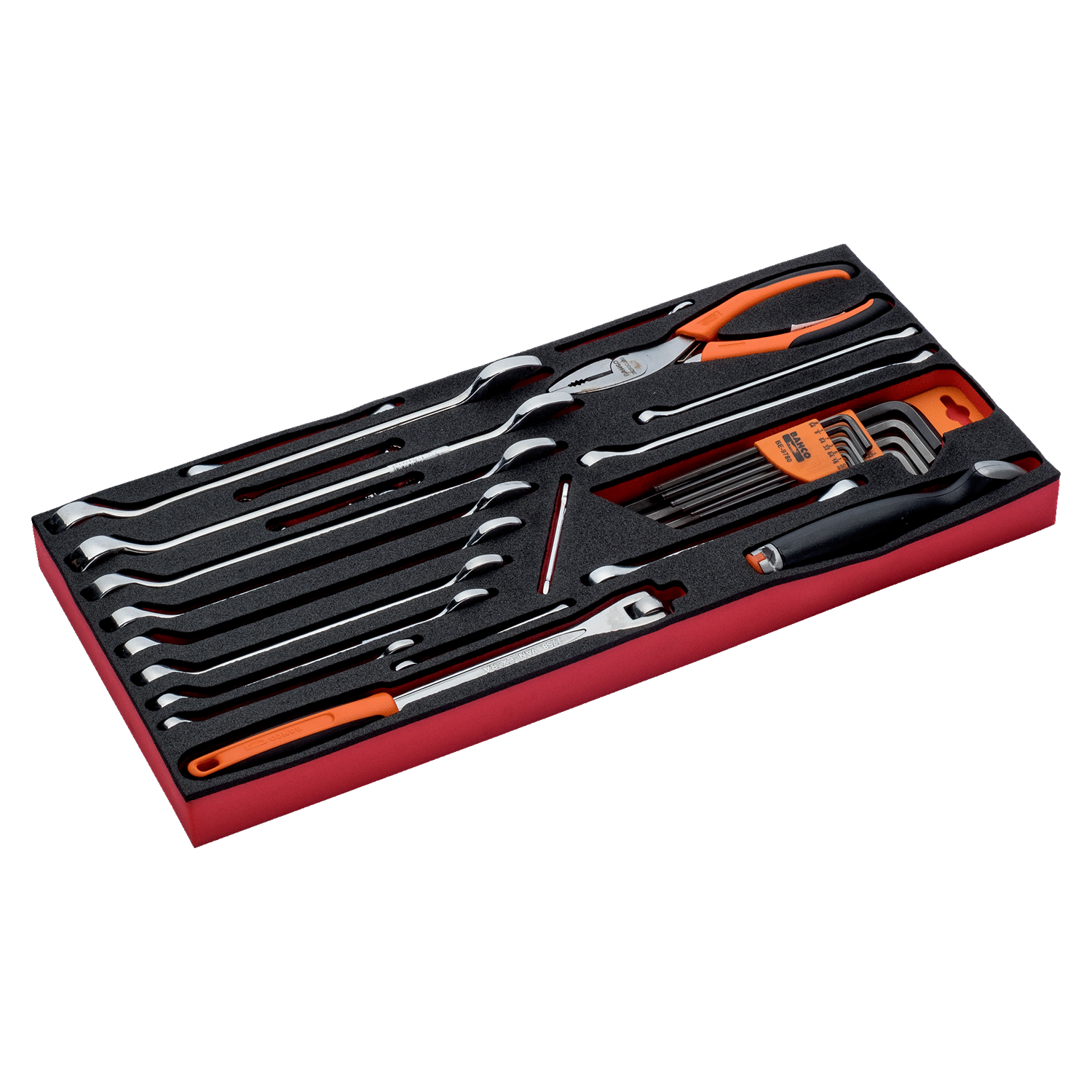 BAHCO FF3A17 Foam Inlay Assorted Imperial Tool Set 30 pcs - Premium Assorted Imperial Tool Set from BAHCO - Shop now at Yew Aik.