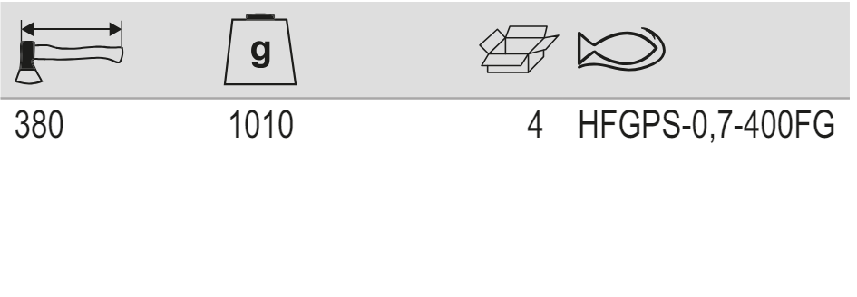 BAHCO HFGPS-0,7-400FG Camping Axe with Fibreglass Handle - Premium Camping Axe from BAHCO - Shop now at Yew Aik.