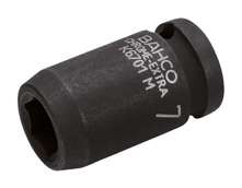 BAHCO K6701M 1/4" Square Drive Impact Socket with Metric Hex - Premium Impact Socket from BAHCO - Shop now at Yew Aik.
