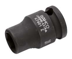 BAHCO K7401Z 3/8" Square Drive Impact Socket With Imperial Hex - Premium Impact Socket from BAHCO - Shop now at Yew Aik.