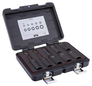 BAHCO K7806Z/10 1/2" Square Drive Deep Impact Socket Set - 10 pcs - Premium Impact Socket Set from BAHCO - Shop now at Yew Aik.