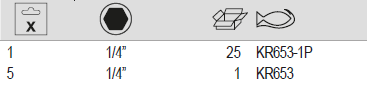 BAHCO KR653 1/4" Hex Universal Bit Holder With Retaining Ring - Premium Bit Holder from BAHCO - Shop now at Yew Aik.