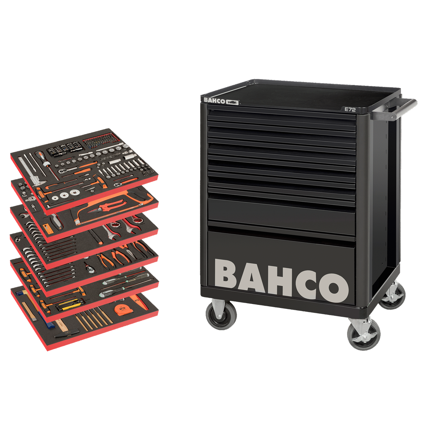 BAHCO LARGE Tool Trolley General Purpose Tool Kit - 346 pcs - Premium Tool Kit from BAHCO - Shop now at Yew Aik.