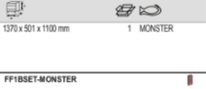 BAHCO MONSTER Tool Trolley General Purpose Tool Kit - 758 pcs - Premium Tool Kit from BAHCO - Shop now at Yew Aik.