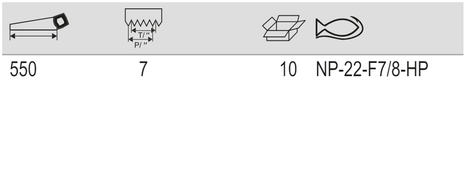 BAHCO NP-FLEEM PrizeCut Crosscut Handsaw for Coarse Thick Wood - Premium Handsaw from BAHCO - Shop now at Yew Aik.