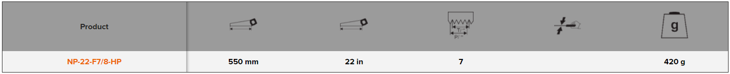 BAHCO NP-FLEEM PrizeCut Crosscut Handsaw for Coarse Thick Wood - Premium Handsaw from BAHCO - Shop now at Yew Aik.