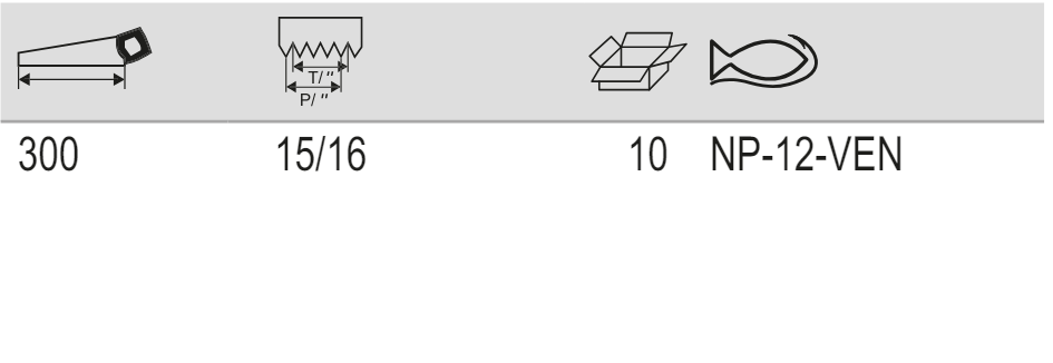 BAHCO NP-VEN PrizeCut Veneer Handsaw for Thick Material 15"/16" - Premium Handsaw from BAHCO - Shop now at Yew Aik.