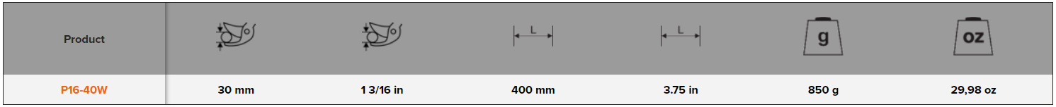 BAHCO P16-40W 30 mm Bypass Loppers with Wooden Handle - Premium Loppers from BAHCO - Shop now at Yew Aik.