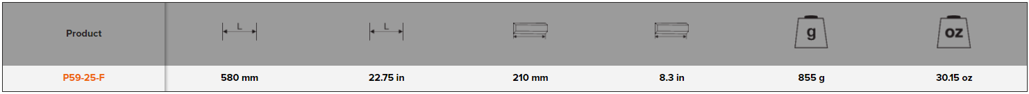 BAHCO P59 Universal Hedge Shears with Steel Handle - 580 mm - Premium Hedge Shears from BAHCO - Shop now at Yew Aik.