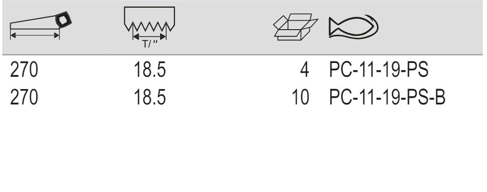 BAHCO PC-11-PS ProfCut Tenon Flush Cut Pull Saw for Wood - 18.5" - Premium Flush Cut Pull Saw from BAHCO - Shop now at Yew Aik.