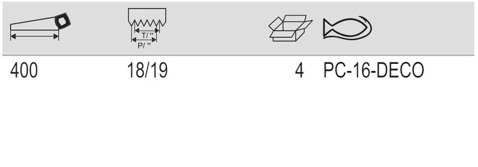 BAHCO PC-16-DECO ProfCut Handsaw for Polystyrene - 18"/19" - Premium Handsaw from BAHCO - Shop now at Yew Aik.