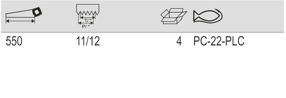 BAHCO PC-22-PLC ProfCut Handsaw for Hard Plastic Tubes - 11"/12" - Premium Handsaw from BAHCO - Shop now at Yew Aik.
