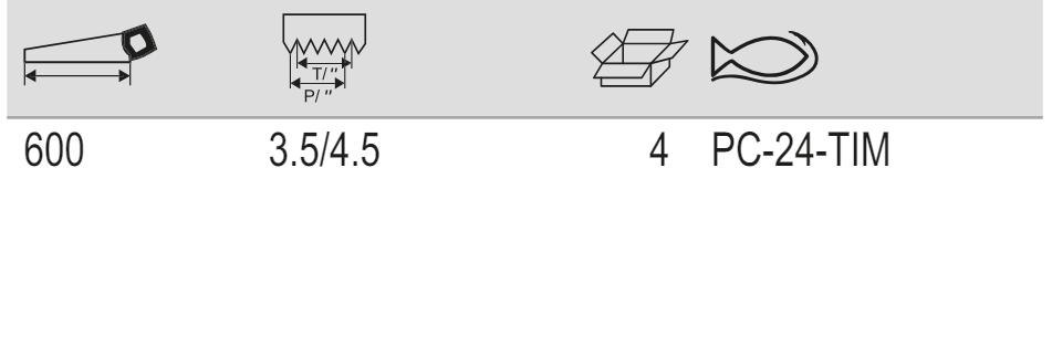 BAHCO PC-24-TIM ProfCut Timber Handsaw Tanalised Wood 3.5"/4.5" - Premium Handsaw from BAHCO - Shop now at Yew Aik.