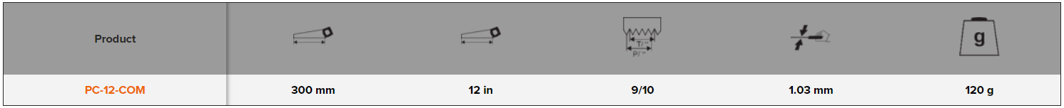 BAHCO PC-COM ProfCut Compass Saw for Wood/ Plastic (BAHCO Tools) - Premium Compass Saw from BAHCO - Shop now at Yew Aik.