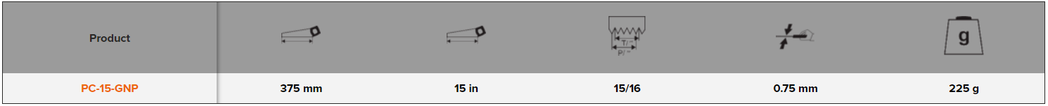 BAHCO PC-GNP ProfCut Toolbox General Purpose Handsaw - Premium Handsaw from BAHCO - Shop now at Yew Aik.