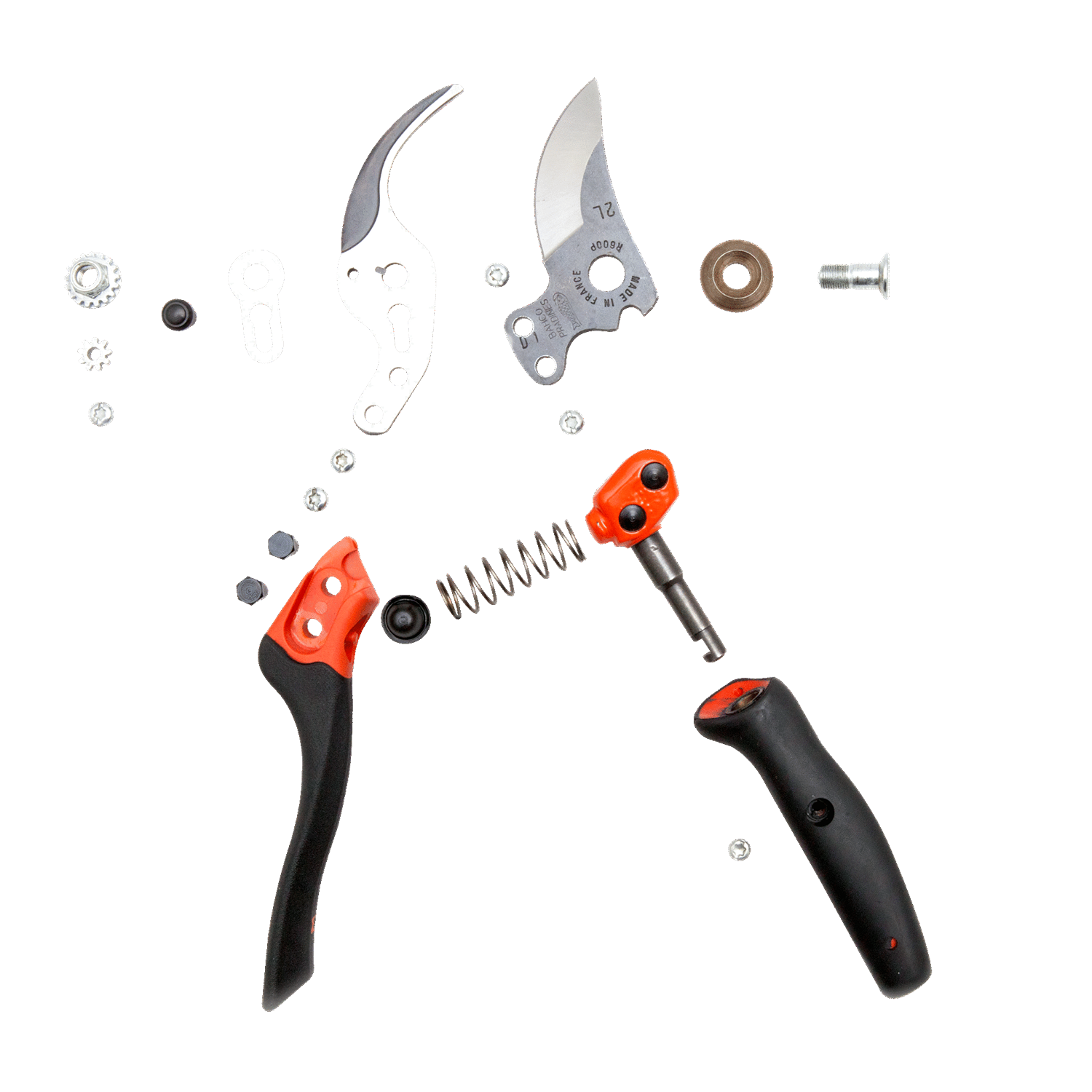 BAHCO PXR ERGO Bypass Secateurs with Elastomer Coated Rotating - Premium Secateurs from BAHCO - Shop now at Yew Aik.