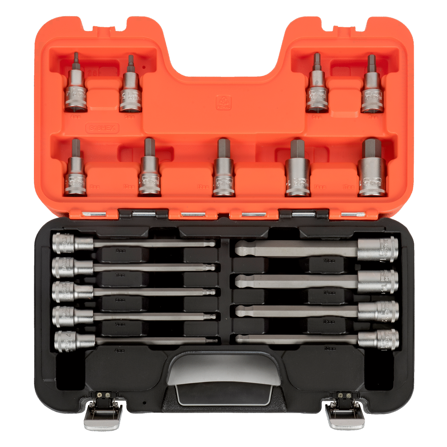 BAHCO S18HEX 1/2” Socket Set Hex Bits - 18 Pcs (BAHCO Tools) - Premium Socket Set from BAHCO - Shop now at Yew Aik.
