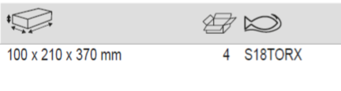 BAHCO S18TORX 1/2" Socket Set With Torx Bits - 18 Pcs - Premium Socket Set from BAHCO - Shop now at Yew Aik.