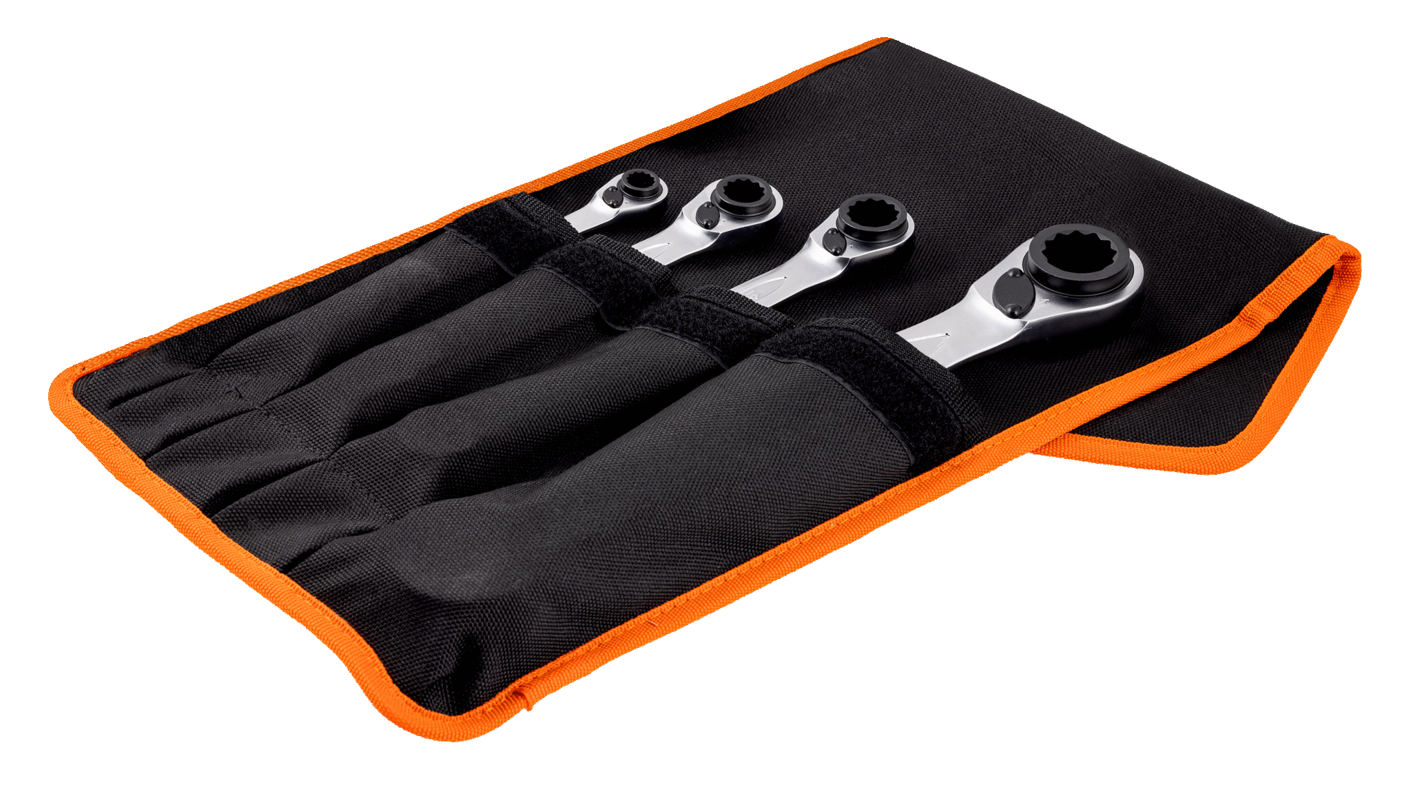 BAHCO S4RM/4T 4-in-1 Ratcheting Ring Wrench Set - 4 Pcs/Pouch - Premium Ring Wrench from BAHCO - Shop now at Yew Aik.