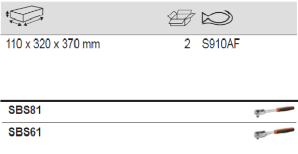 BAHCO S910AF 1/4” & 1/2” Square Drive Socket Deep Socket Set - Premium Socket Set from BAHCO - Shop now at Yew Aik.