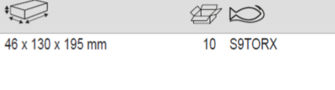 BAHCO S9TORX 1/2 Socket Set With Torx Bits - 9 Pcs (BAHCO Tools) - Premium Socket Set from BAHCO - Shop now at Yew Aik.