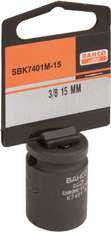 BAHCO SBK7401M 3/8" Square Drive Impact Socket With Metric Hex - Premium Impact Socket from BAHCO - Shop now at Yew Aik.