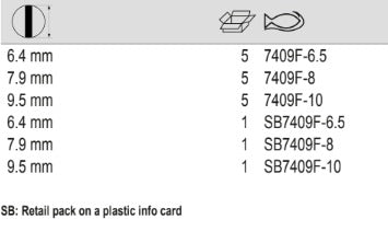 BAHCO SBS780 3/8" Screwdriver Socket for Slotted Head Square - Premium Screwdriver Socket from BAHCO - Shop now at Yew Aik.