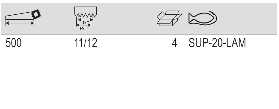 BAHCO SUP-LAM ERGO Superior Laminator Handsaw for Laminate - Premium Handsaw from BAHCO - Shop now at Yew Aik.