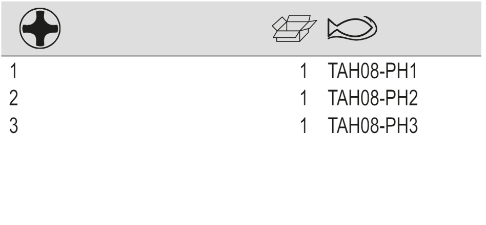 BAHCO TAH08-PH 1/4” Square Drive Socket Drivers for Phillips - Premium 1/4” Square Drive Socket from BAHCO - Shop now at Yew Aik.