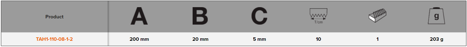 BAHCO TAH1-110 ERGO Engineering Tapered Edge Flat File - Premium Flat File from BAHCO - Shop now at Yew Aik.