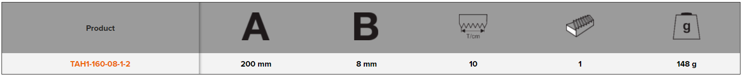 BAHCO TAH1-160 ERGO Engineering Square File with Stainless Steel - Premium Square File from BAHCO - Shop now at Yew Aik.