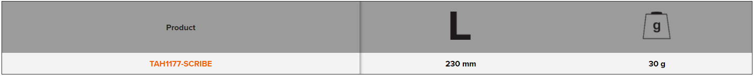 BAHCO TAH1177 Offset Scriber with Wire Loop (BAHCO Tools) - Premium Scriber from BAHCO - Shop now at Yew Aik.