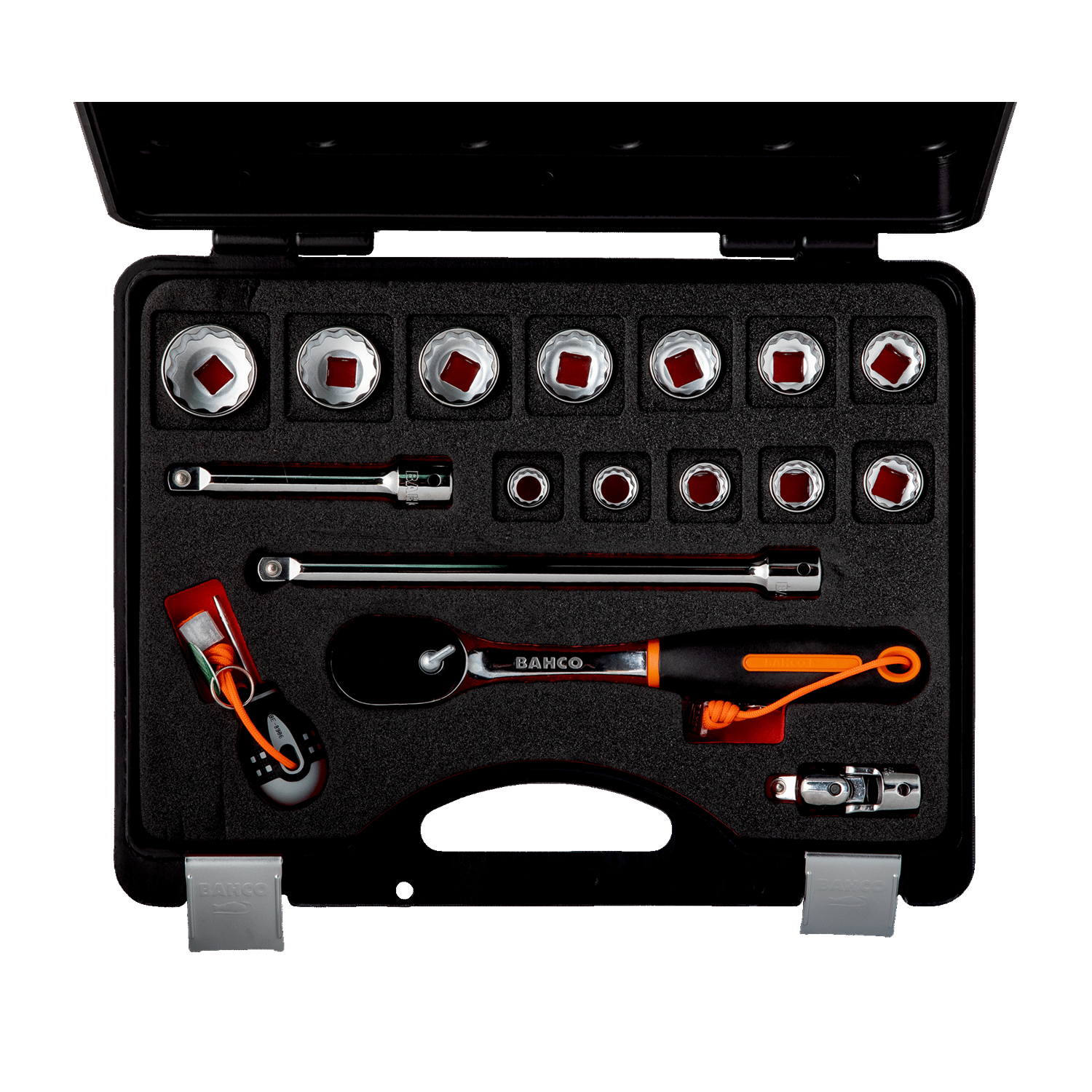 BAHCO TAH16BZ/17 1/2” Square Drive Socket Set with Imperial Hex - Premium 1/2” Square Drive Socket Set from BAHCO - Shop now at Yew Aik.