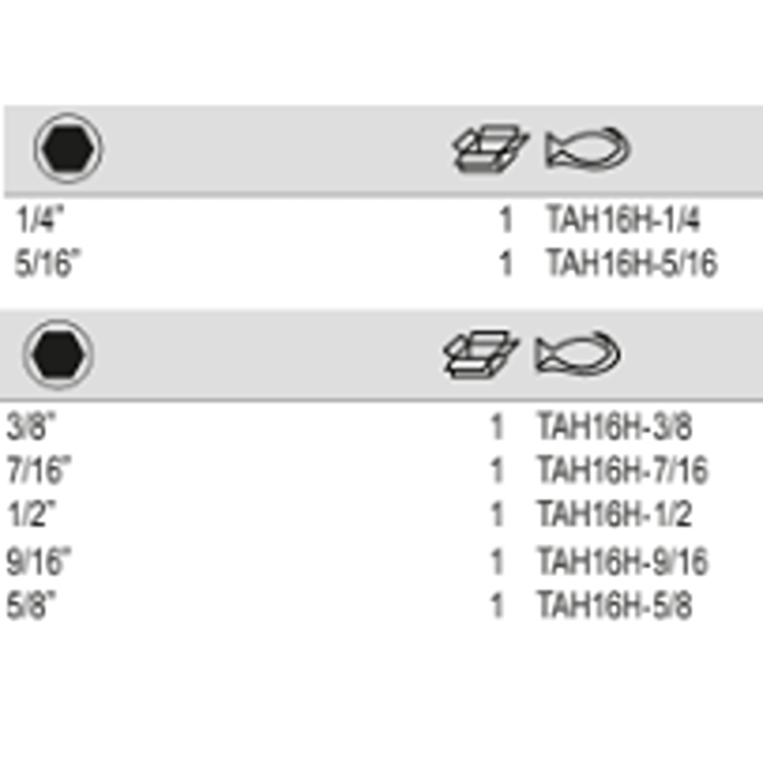 BAHCO TAH16H” 1/2” Square Drive Socket Drivers for Imperial - Premium 1/2” Square Drive Socket from BAHCO - Shop now at Yew Aik.