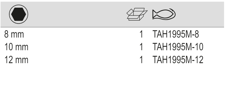BAHCO TAH1995M Metric Hexagon Key with Phosphate Finish - Premium Hexagon Key from BAHCO - Shop now at Yew Aik.