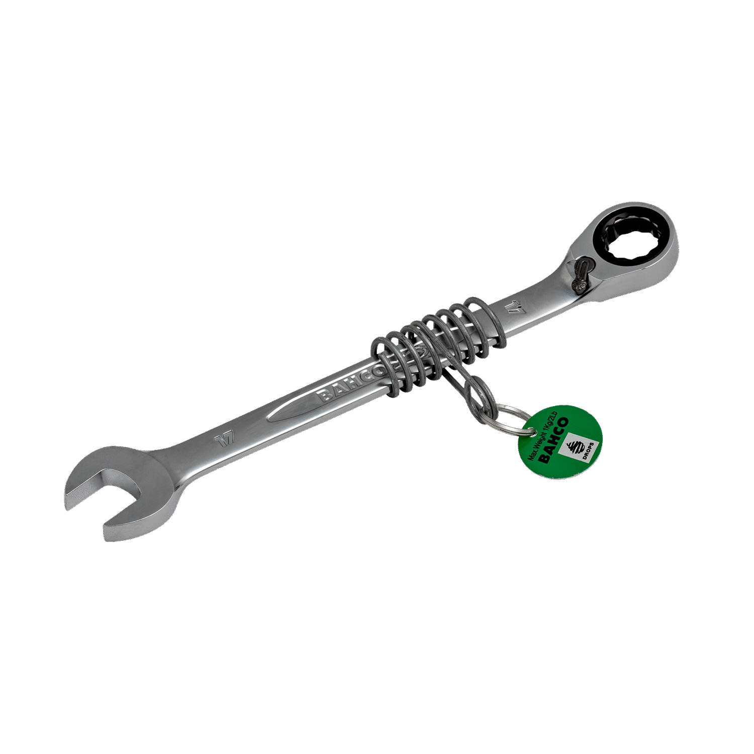 BAHCO TAH1RM Ratcheting Combination Wrench Safety Spring Metric - Premium Combination Wrench from BAHCO - Shop now at Yew Aik.