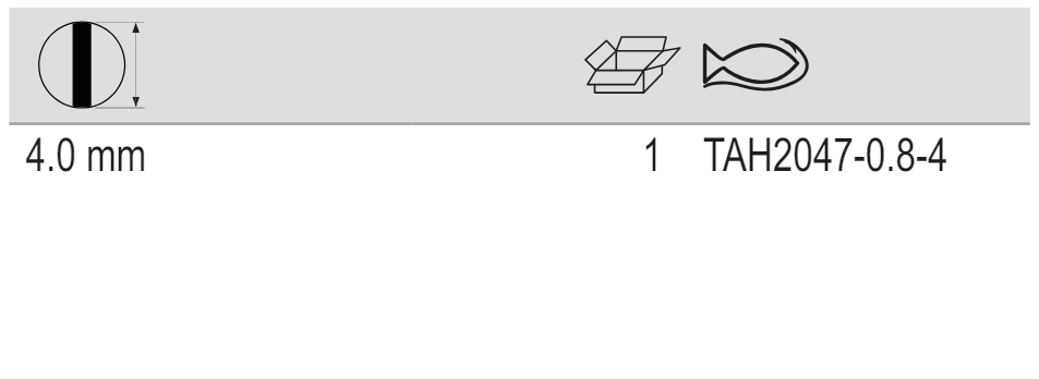 BAHCO TAH2047-0.8-4 Double Offset Key for Slotted Screws - Premium Double Offset Key from BAHCO - Shop now at Yew Aik.