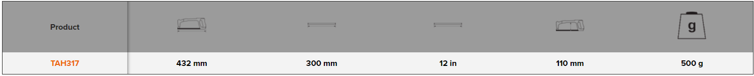 BAHCO TAH317 Hacksaw Frame with Loop Wire for All Round Use - Premium Hacksaw Frame from BAHCO - Shop now at Yew Aik.