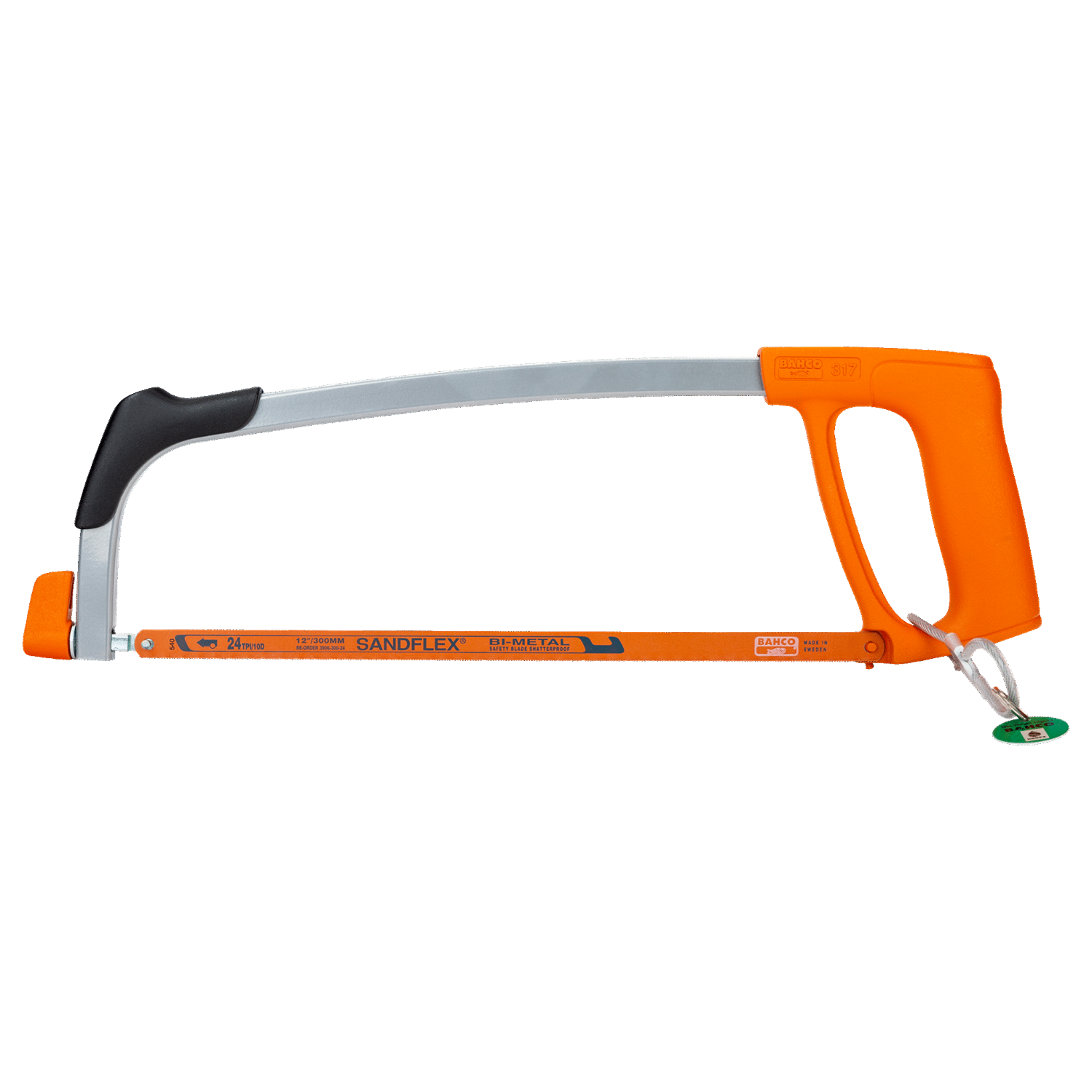BAHCO TAH317 Hacksaw Frame with Loop Wire for All Round Use - Premium Hacksaw Frame from BAHCO - Shop now at Yew Aik.