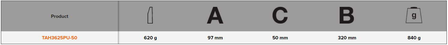 BAHCO TAH3625PU Dead Blow Sledge Hammer with Wire Loop - Premium Sledge Hammer from BAHCO - Shop now at Yew Aik.
