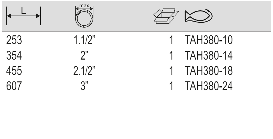 BAHCO TAH380 Aluminium Pipe Wrench with Quick Link - Premium Pipe Wrench from BAHCO - Shop now at Yew Aik.