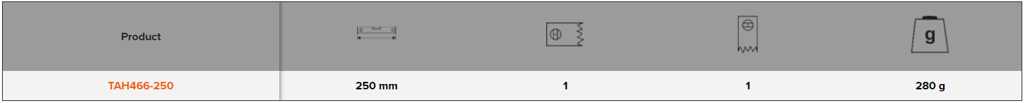 BAHCO TAH466 Scaffold Spirit Level with Dyneema String - Premium Spirit Level from BAHCO - Shop now at Yew Aik.